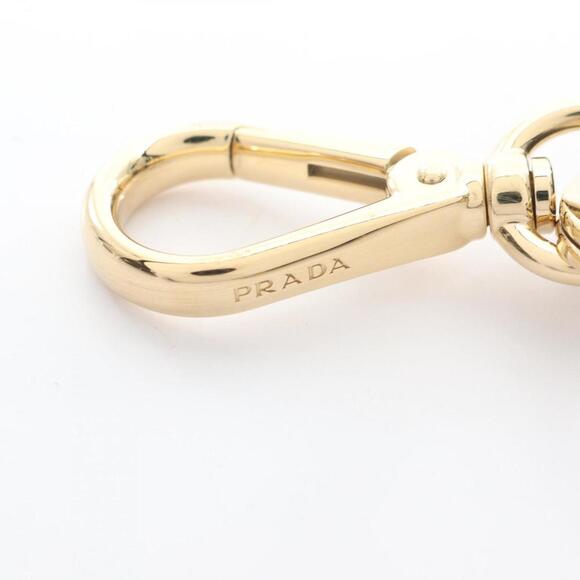 PRADA Black Leather Saffiano Keyring - Picture 4 of 4